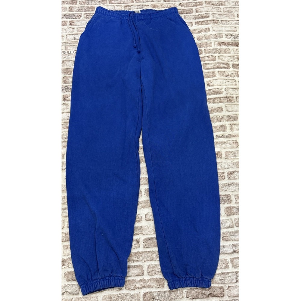 Los Angeles Apparel‎ Sweatpants Royal Blue Mens Small 14oz Heavy Fleece Cotton